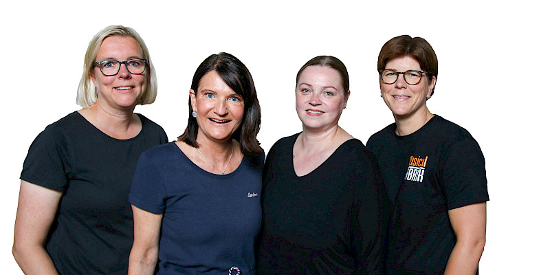 Zum Team gehören Silke Kleinhans, Silke Dresmann, Sylvia Maasmeier und Silke Vormbrock (v.r.n.l.)
