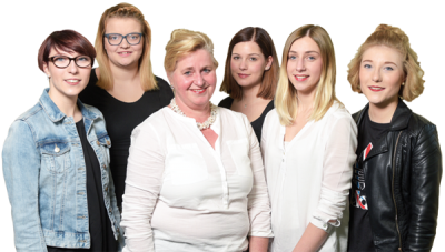 Franziska Lollies, Viviane Henkenjohann, Regina Berhorst, Maike Berger, Tanja Berhorst und Julia Lollies. Nicht im Bild: Juliette Beke