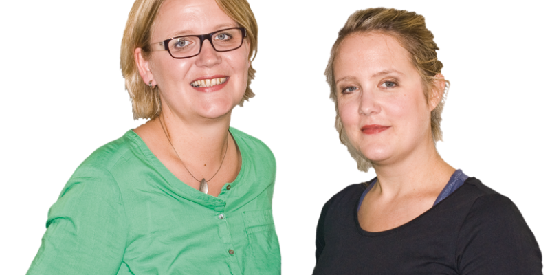 Anja Kaiser und Simone Brüggenthies-Peitz