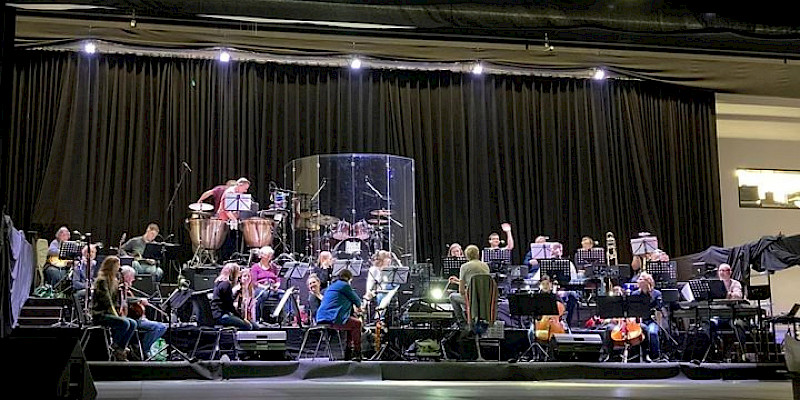 Titelbild von Facebook Post: "Soundcheck vom Orchester ..."